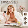 Beige Heated Throw Blanket