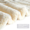 Beige Heated Throw Blanket