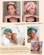 Yanibest Adjustable Satin Sleep Bonnet