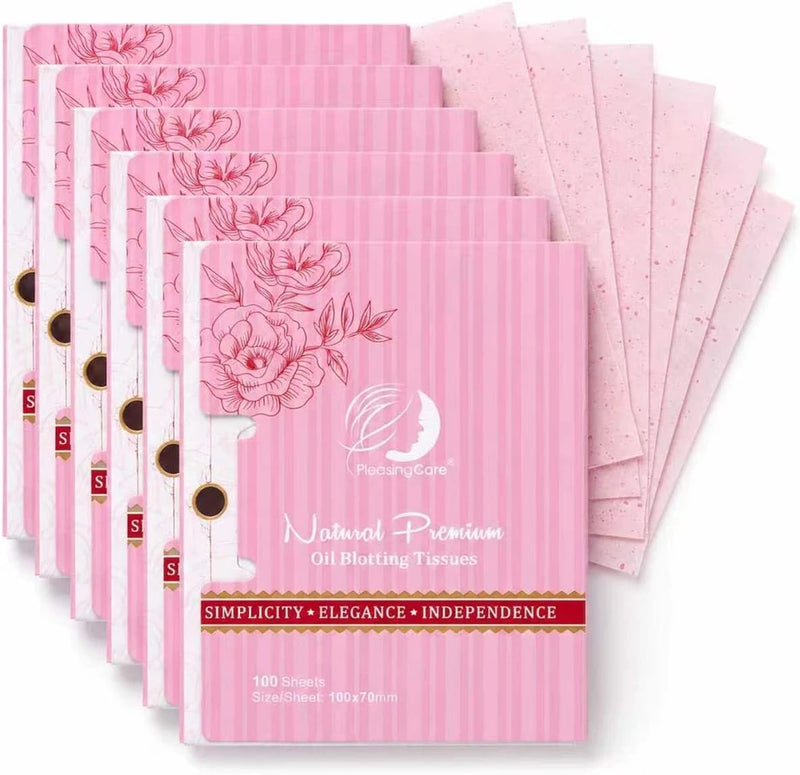 PleasingCare Rose Face Oil Blotting Sheets